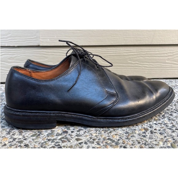Allen Edmonds Other - Allen Edmonds Black Leather Derby Shoes Dainite Rubber Soles Men's 12 E 4616